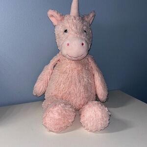 Manhattan Toy Co Adorables Tara Pink Unicorn Stuffed Animal 15”